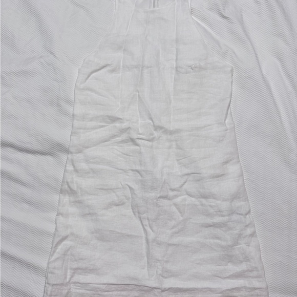 NWT & Other Stories White Linen Dress Halter Neck in sz.. 4 - Picture 4 of 12
